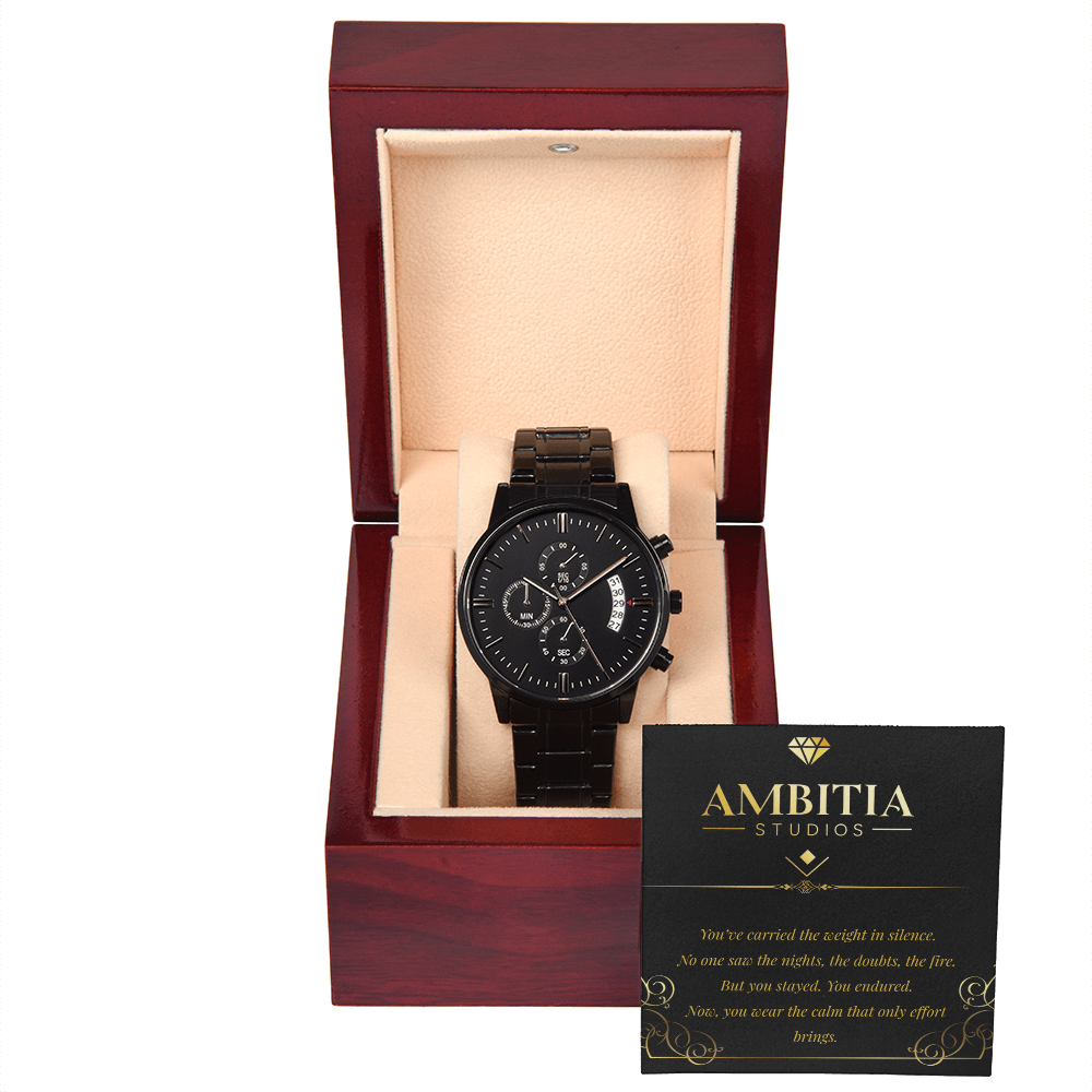 The Earned Hour – Chronograph Watch