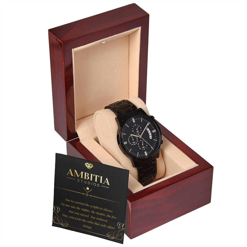 The Earned Hour – Chronograph Watch