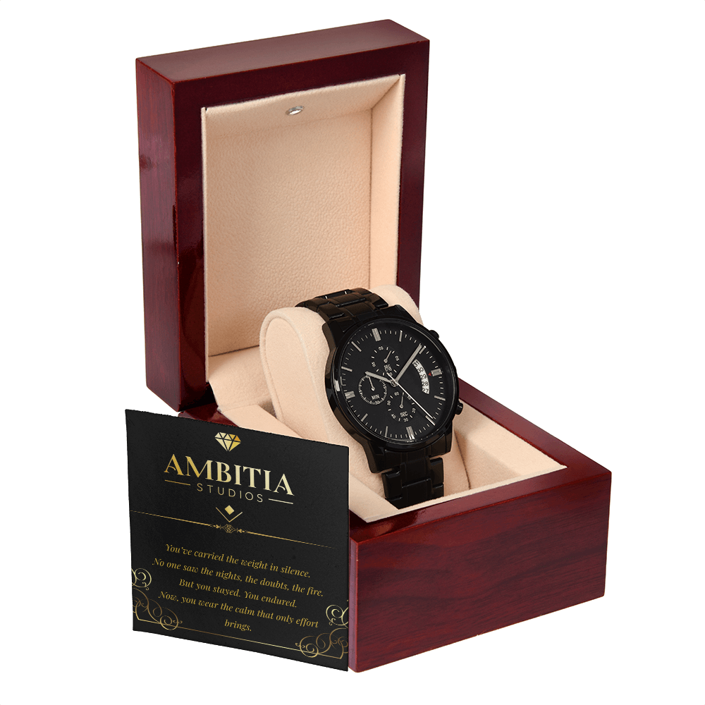 The Earned Hour – Chronograph Watch