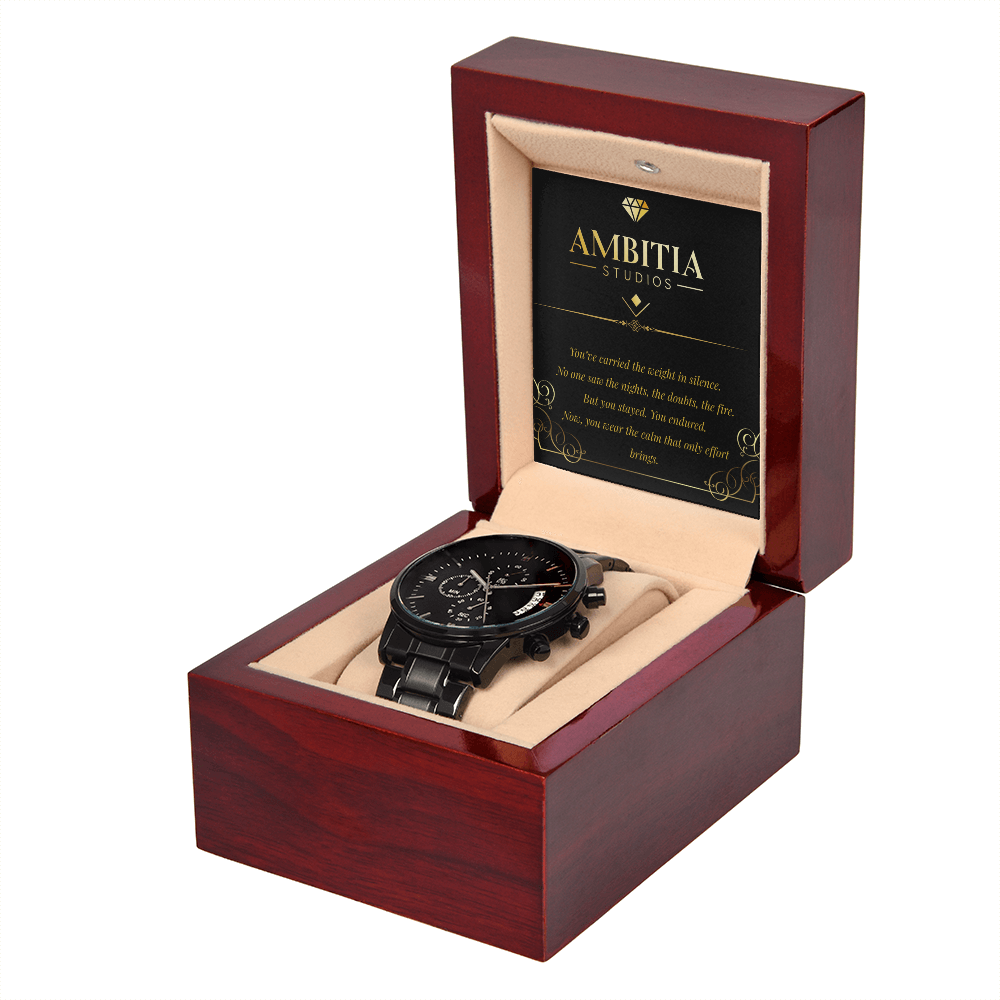 The Earned Hour – Chronograph Watch