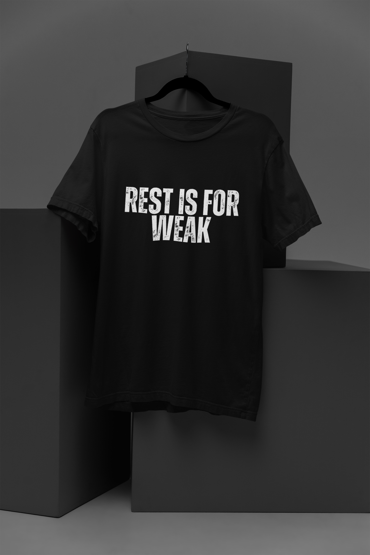 Rest Is For Weak – Bold Urban Graphic Shirt