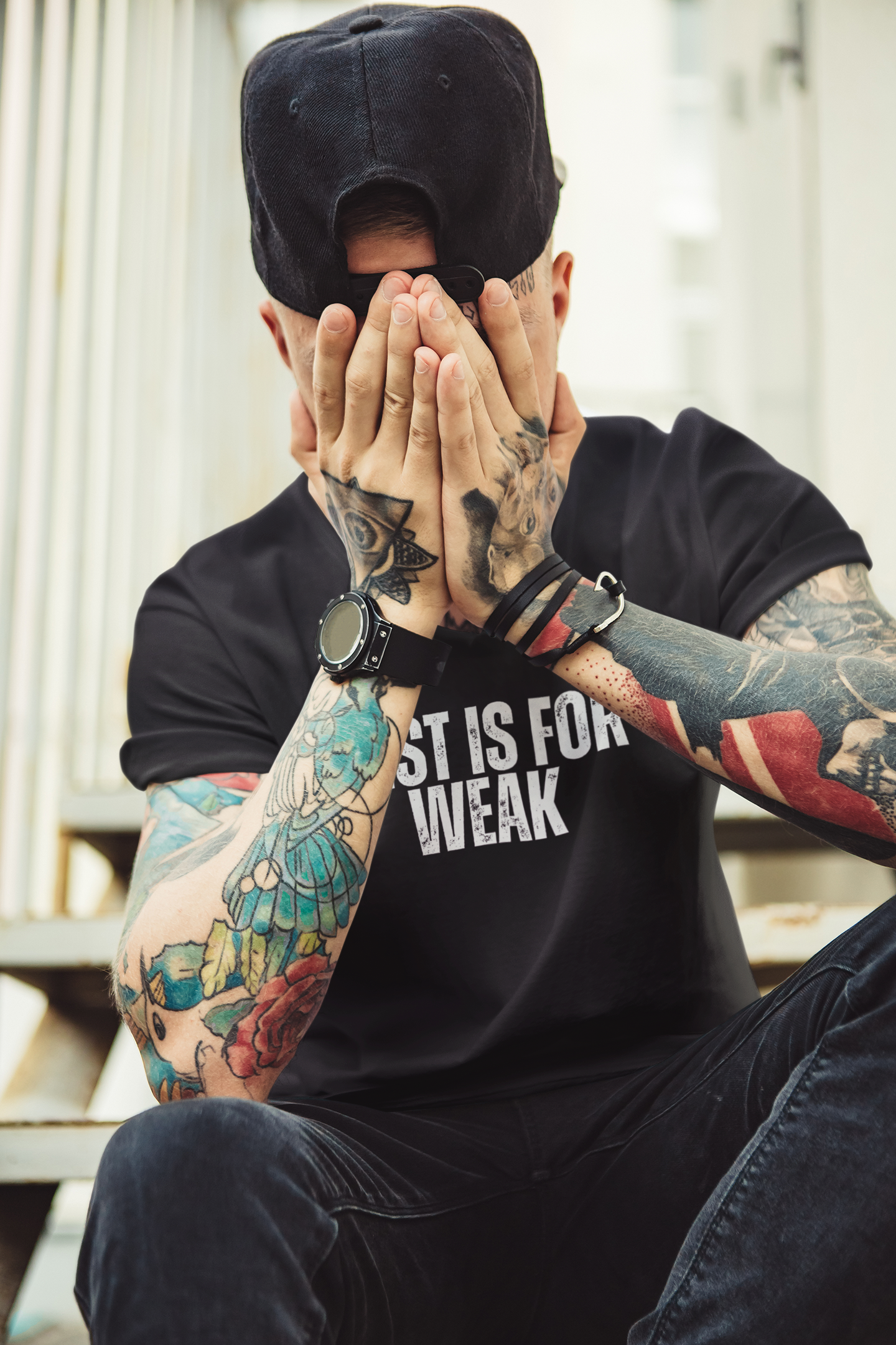 Rest Is For Weak – Bold Urban Graphic Shirt