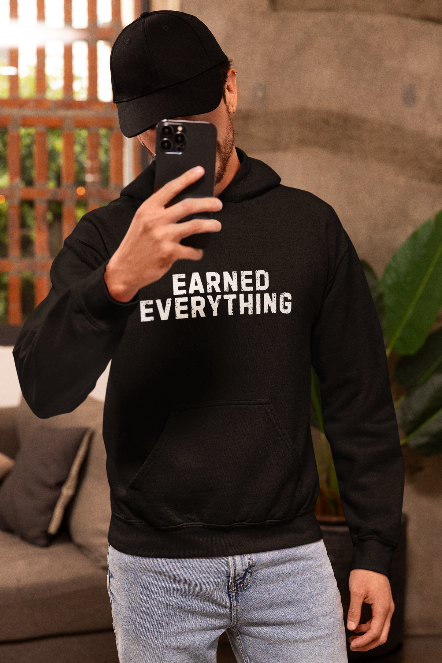 Earned Everything – Hustle Streetwear Hoodie