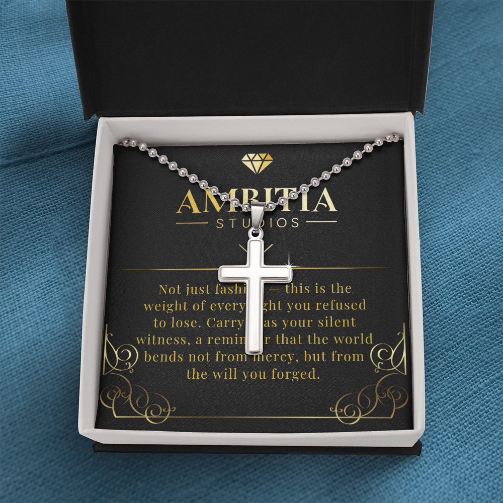 Marked by Fire – Cross Necklace