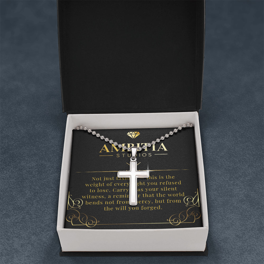 Marked by Fire – Cross Necklace