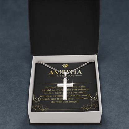 Marked by Fire – Cross Necklace