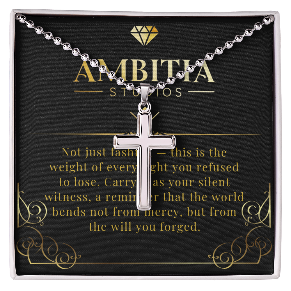 Marked by Fire – Cross Necklace