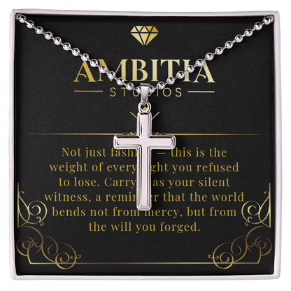Marked by Fire – Cross Necklace