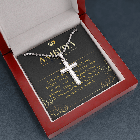 Marked by Fire – Cross Necklace