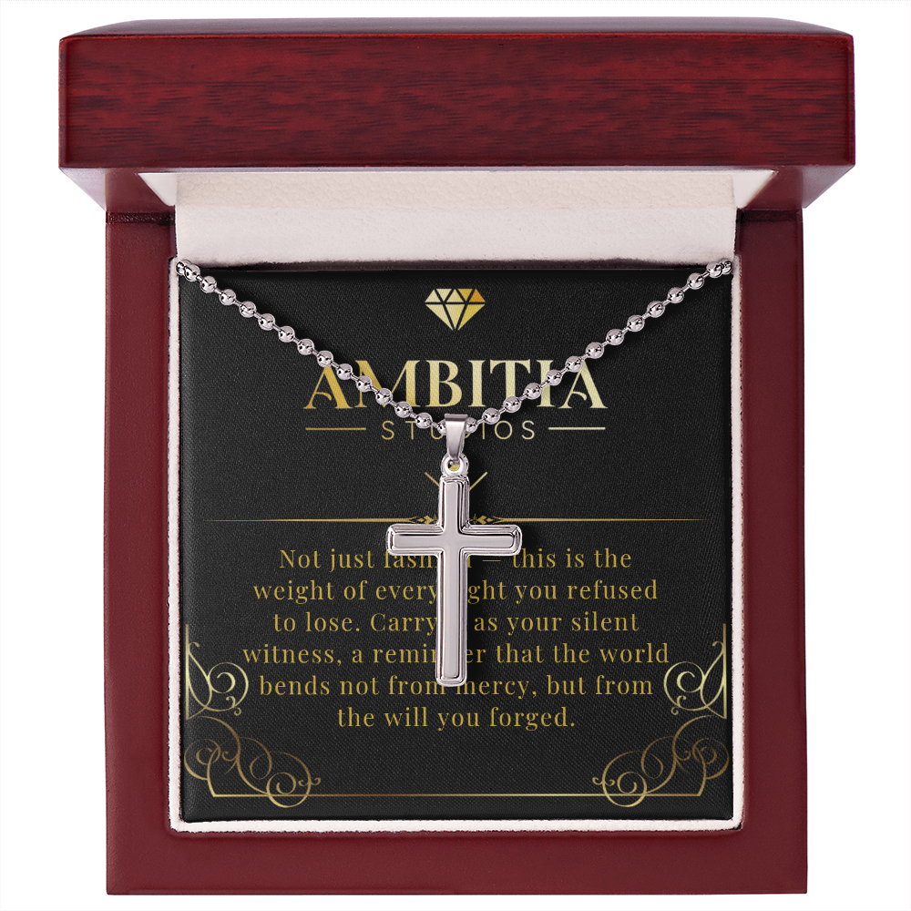 Marked by Fire – Cross Necklace