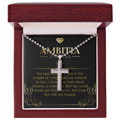 Marked by Fire – Cross Necklace