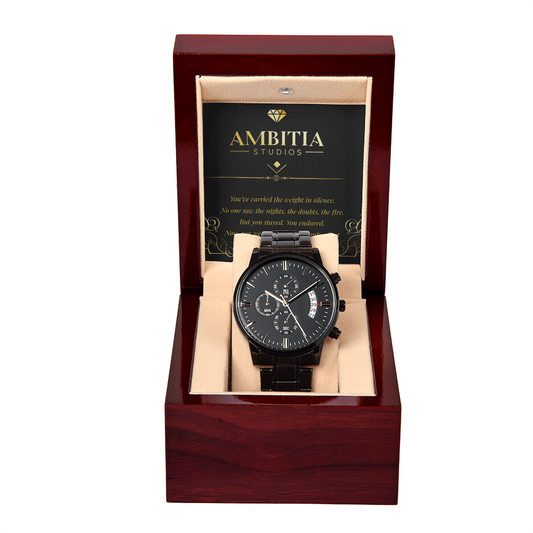 The Earned Hour – Chronograph Watch