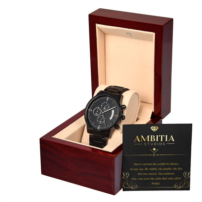 The Earned Hour – Chronograph Watch