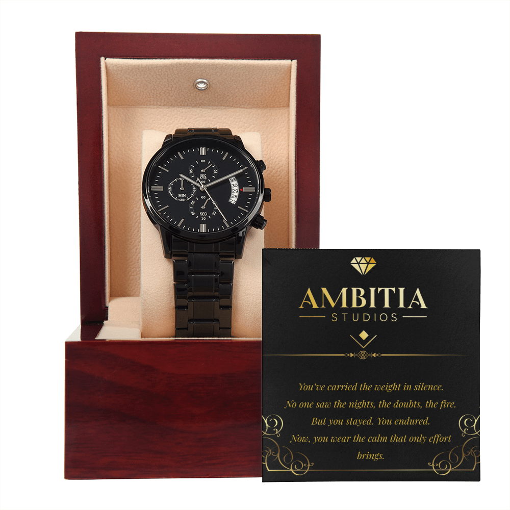 The Earned Hour – Chronograph Watch