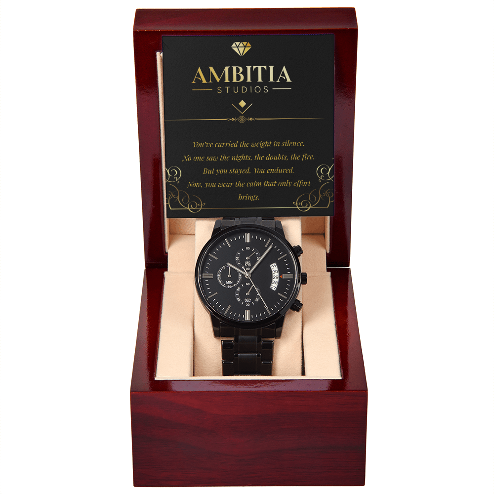 The Earned Hour – Chronograph Watch