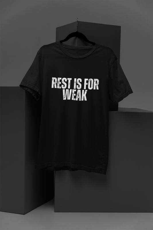 Rest Is For Weak – Bold Urban Graphic Shirt